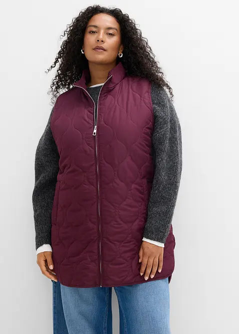 Extra tunn, quiltad v&auml;st, bonprix