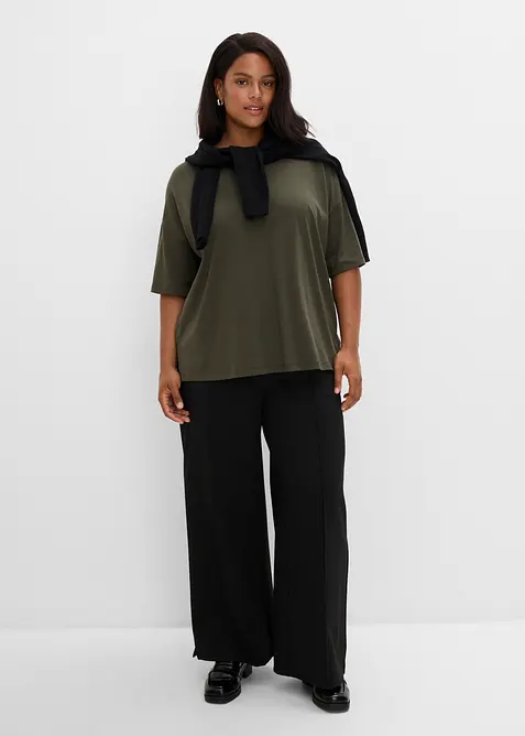 Ledig T-shirt i bomullsmix, bonprix