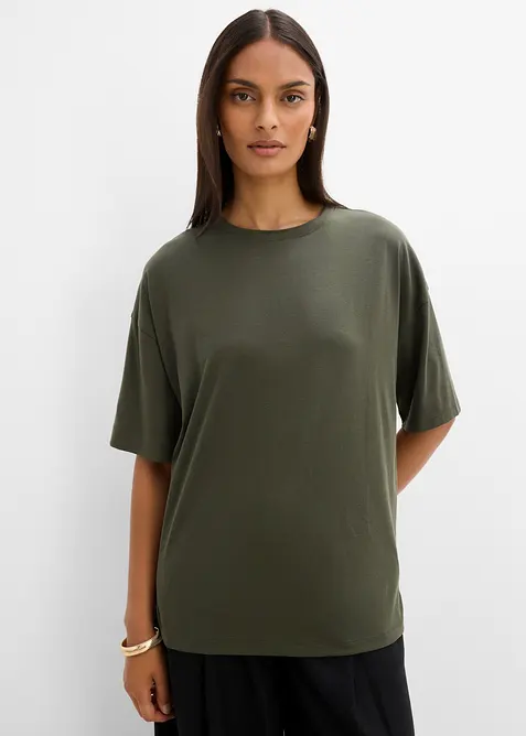 Ledig T-shirt i bomullsmix, bonprix