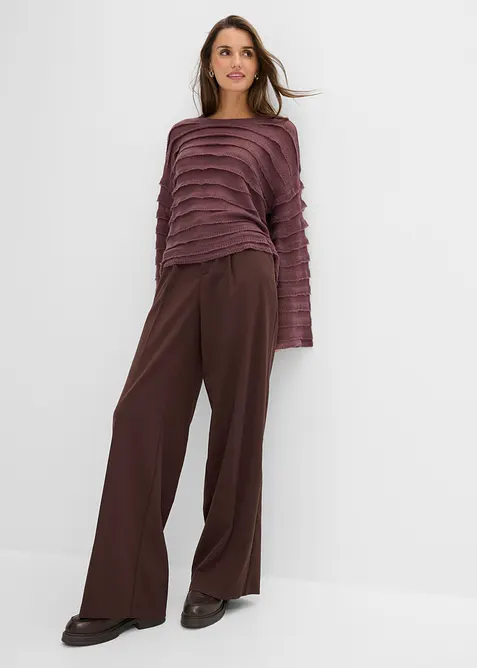 Halvtransparent oversizetr&ouml;ja, bonprix