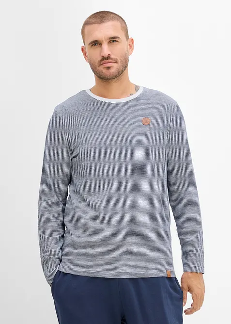 L&aring;ng&auml;rmad T-shirt i ekologisk bomull, bonprix
