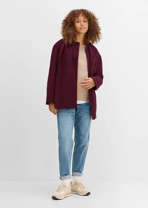 Mammajacka i kort modell med avtagbar sjal (set i 3 delar), bonprix