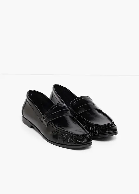 Loafers med rynk, bonprix