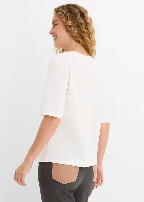T-shirt i ekologisk bomull, bonprix