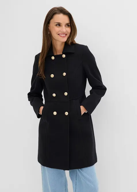 Kappa med yllelook, bonprix