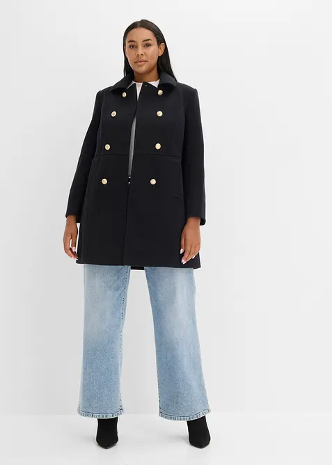 Kappa med yllelook, bonprix