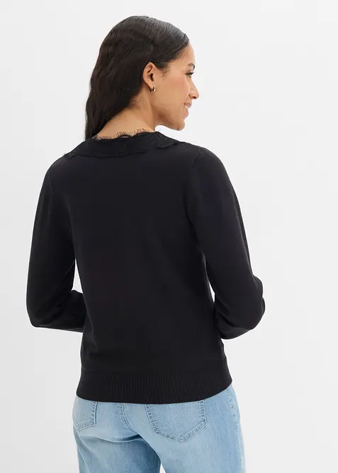 Cardigan i mjuk viskosmix, bonprix