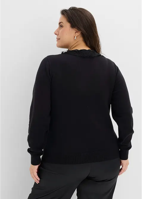 Cardigan i mjuk viskosmix, bonprix