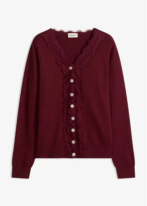 Cardigan i mjuk viskosmix, bonprix