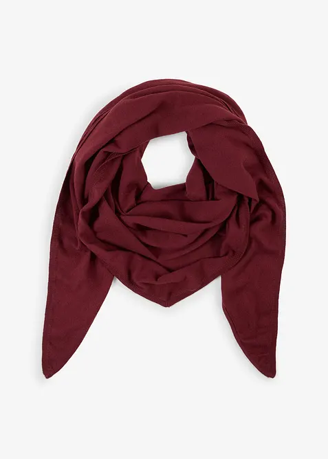 Finstickad scarf i bomull och ull, bonprix