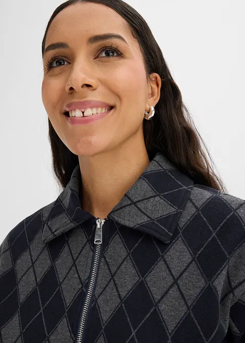 Blusjacka med yllelook, bonprix