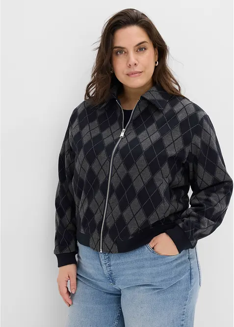 Blusjacka med yllelook, bonprix