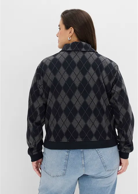 Blusjacka med yllelook, bonprix