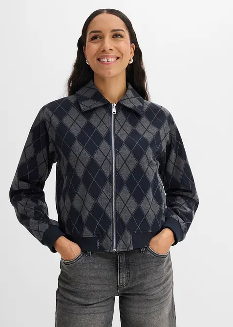 Blusjacka med yllelook, bonprix