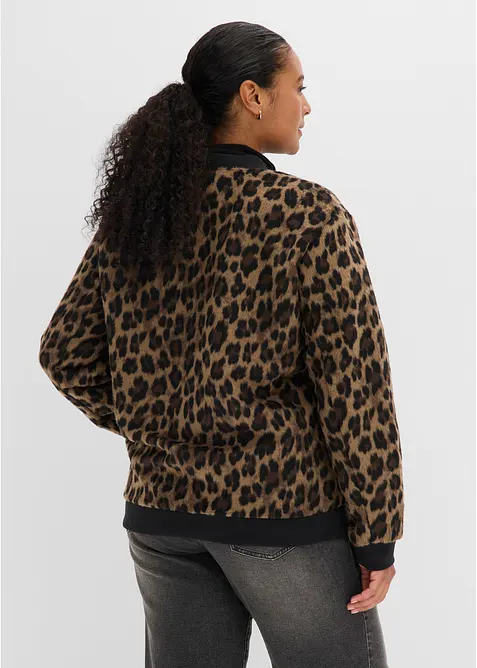 Blusjacka med yllelook, bonprix