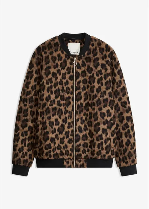 Blusjacka med yllelook, bonprix