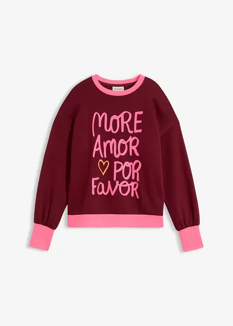 Sweatshirt i bomullsmix, bonprix