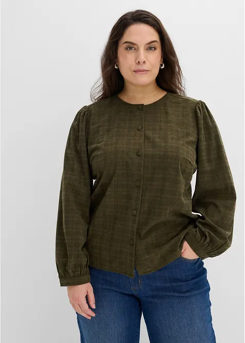 Rutig manchesterblus, bonprix