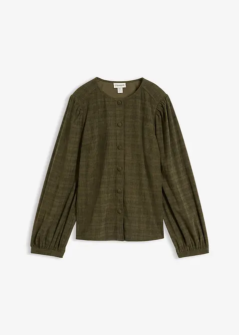 Rutig manchesterblus, bonprix