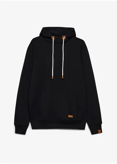 Sweatshirt med huva, normal passform, bonprix