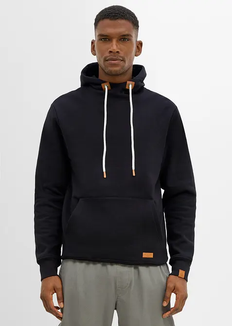 Sweatshirt med huva, normal passform, bonprix