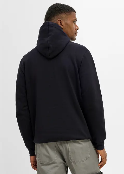 Sweatshirt med huva, normal passform, bonprix