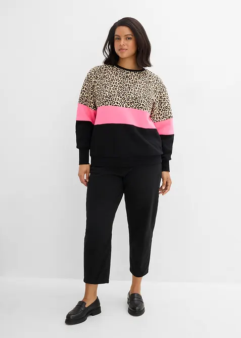 Sweatshirt i bomullsmix, bonprix