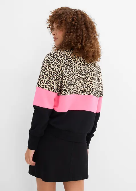Sweatshirt i bomullsmix, bonprix