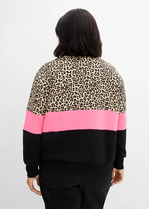 Sweatshirt i bomullsmix, bonprix