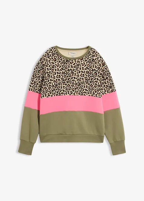 Sweatshirt i bomullsmix, bonprix