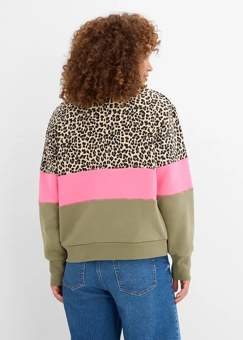 Sweatshirt i bomullsmix, bonprix