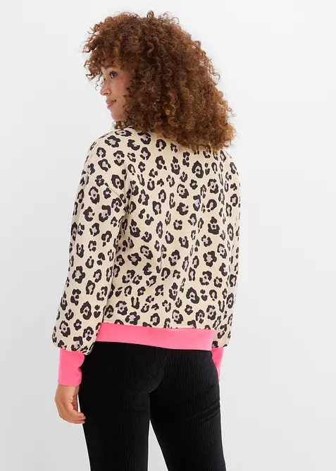 Sweatshirt i bomullsmix, bonprix