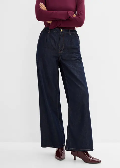 Wide Leg-jeans, High Waist, bonprix
