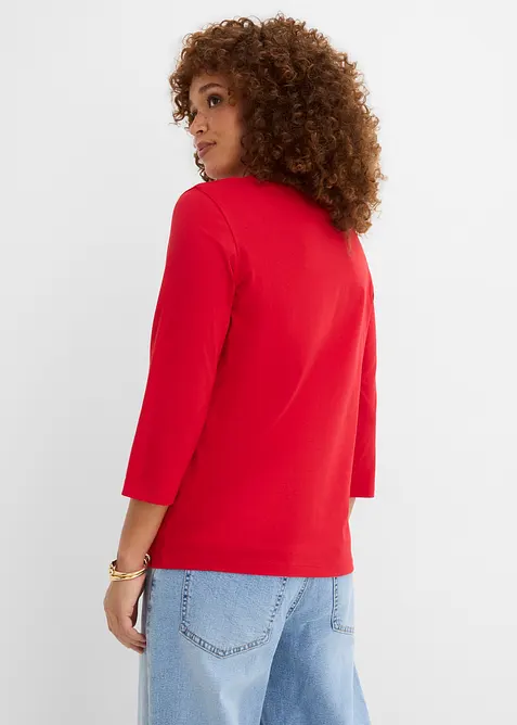Topp med 3/4-&auml;rmar (4-pack), bonprix