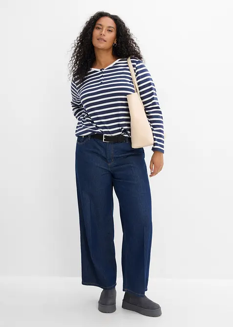 L&aring;ng&auml;rmad topp (3-pack), bonprix