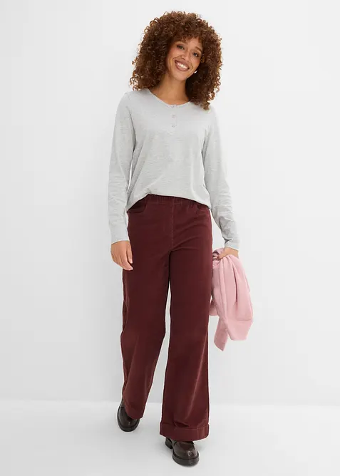 L&aring;ng&auml;rmad topp (3-pack), bonprix