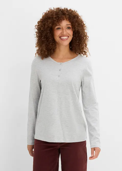 L&aring;ng&auml;rmad topp (3-pack), bonprix