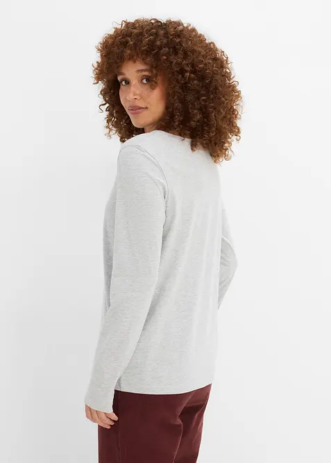 L&aring;ng&auml;rmad topp (3-pack), bonprix