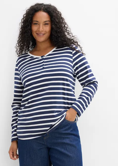 L&aring;ng&auml;rmad topp (3-pack), bonprix
