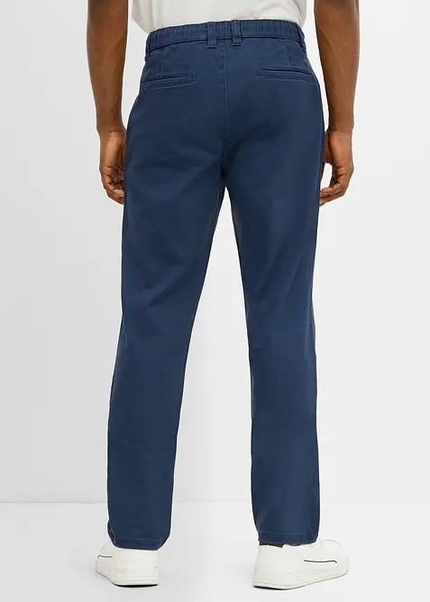 Stretchiga chinos, raka och vida ben, klassisk passform, bonprix