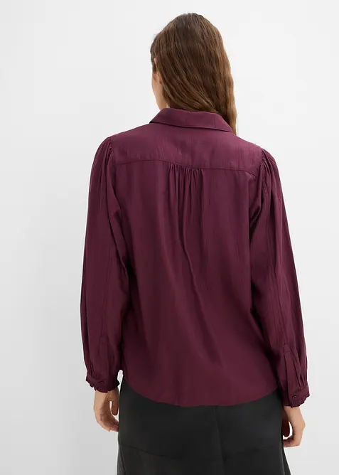 Blus av viskosmix med struktur, bonprix
