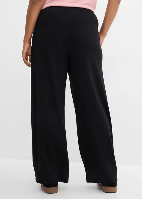 Jerseybyxa  med veck, bonprix