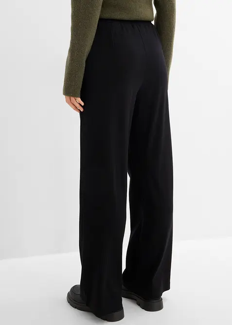 Jerseybyxa  med veck, bonprix