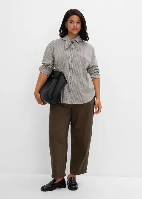 Blus med avtagbar sjaldetalj, bonprix