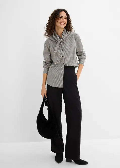 Blus med avtagbar sjaldetalj, bonprix