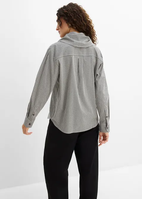 Blus med avtagbar sjaldetalj, bonprix