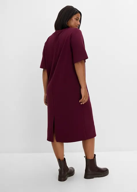 Jerseykl&auml;nning med br&ouml;stficka i viskosmix, bonprix