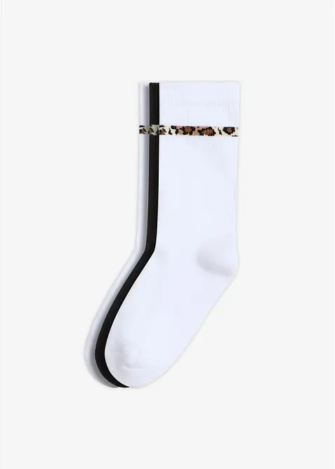 Tennissockar med ekologisk bomull (3-pack), bonprix