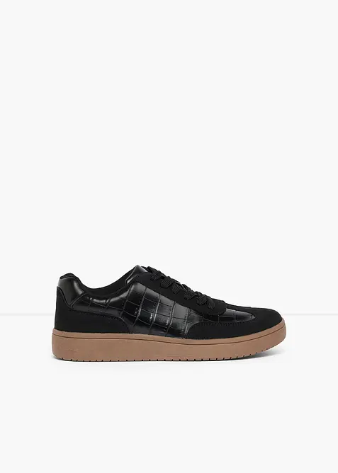 Sneakers med djurm&ouml;nstrade detaljer, bonprix