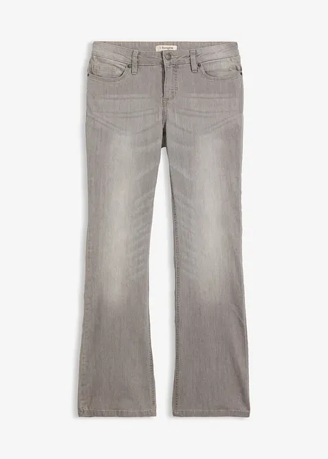Bootcut Jeans Mid Waist, Comfort Stretch, bonprix